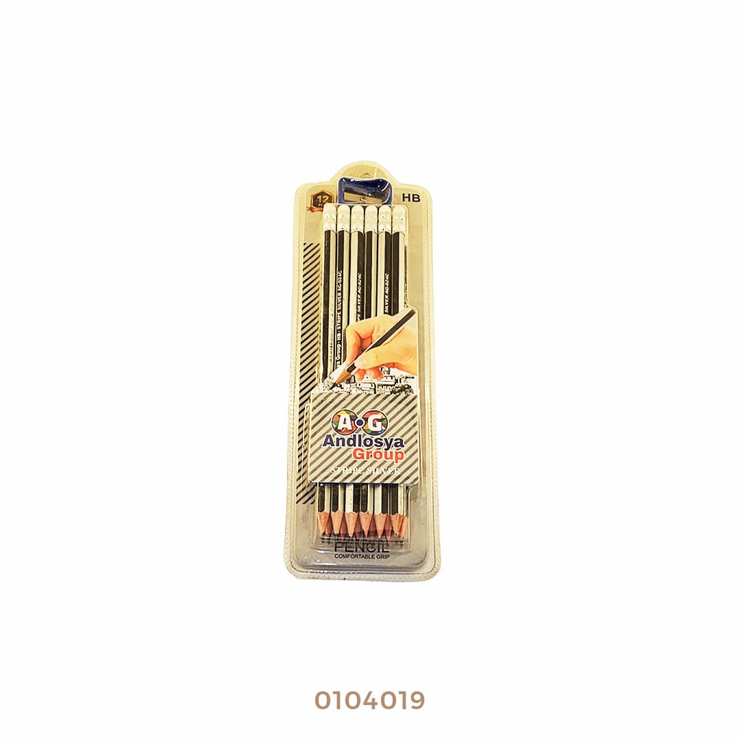 قلم رصاص اوفيس مات علبه فاكيوم +برايه -AG-021C (علبه)